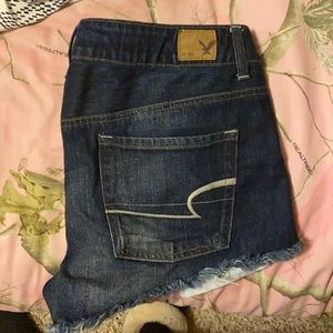 American eagle mini jean shorts